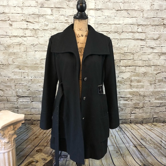 Guess Jackets & Blazers - GUESS Gorgeous Black XL Pea Coat